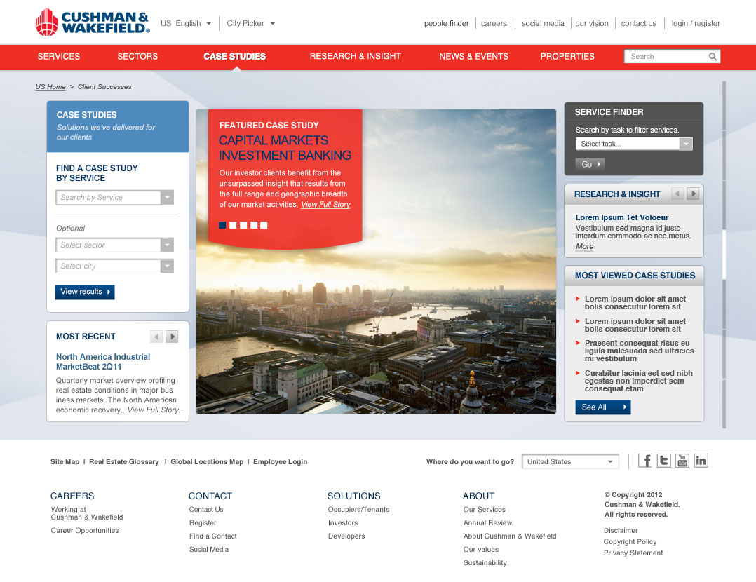 Cushman and Wakefield Case Studies