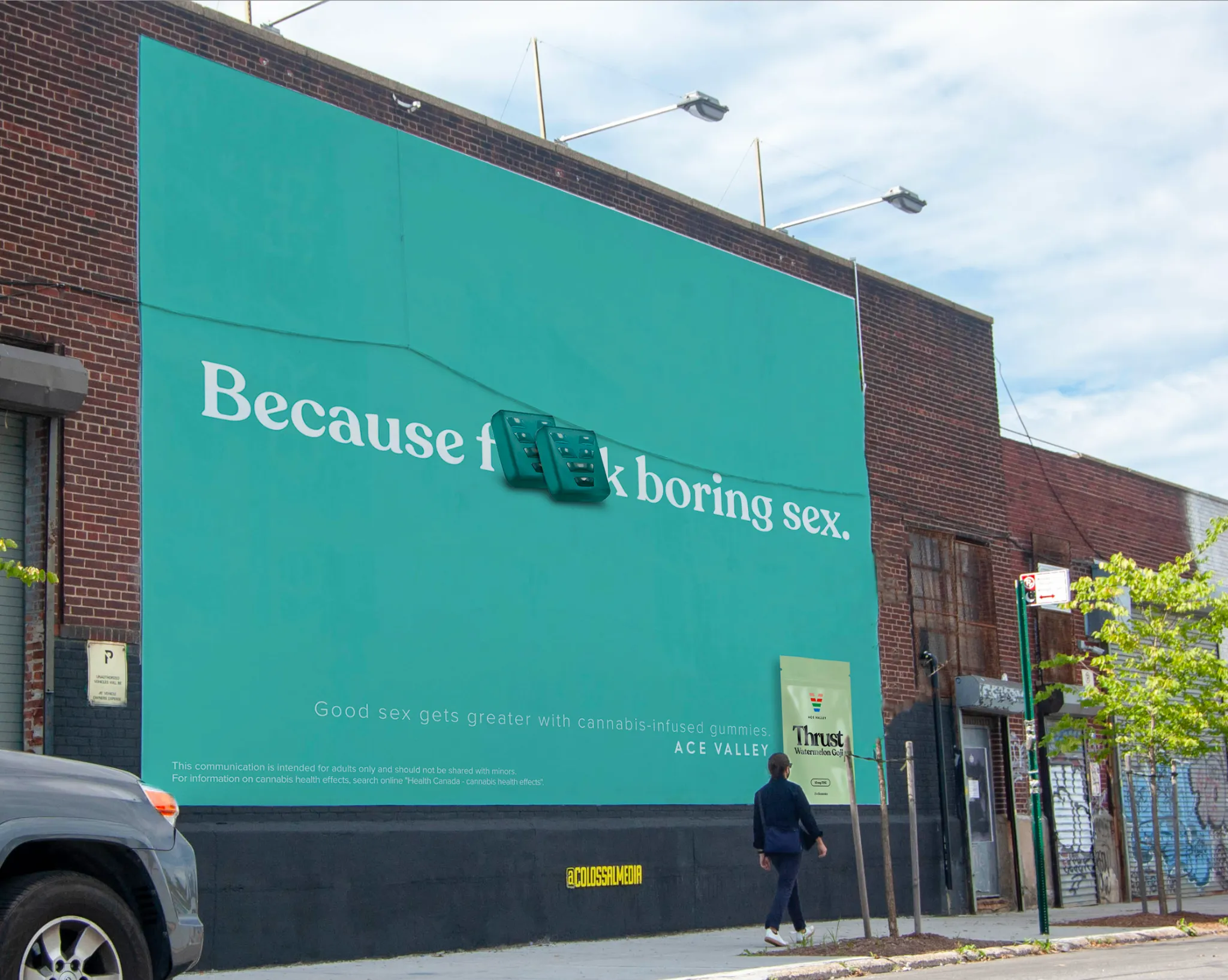 Ace Valley Billboard on Street
