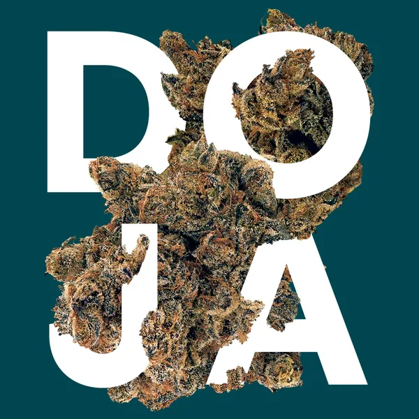 doja cannabis ad layout
